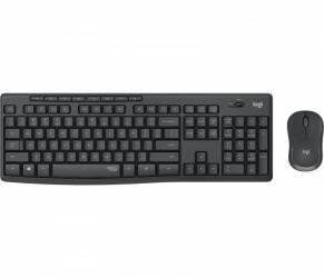[MK295] Kit de Teclado y Mouse Logitech MK295 Silent, Inalámbrico, RF Inalámbrico, Negro, Español