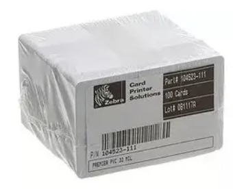 [104523-111] Zebra 104523-111 Tarjetas PVC
