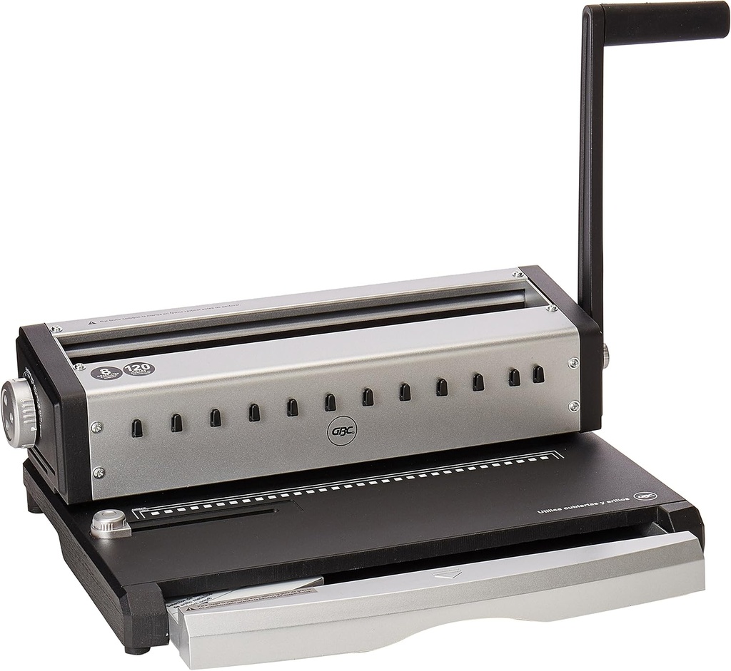 [MX0030] GBC Engargoladora Wire Basic Tb6, 3:1, P/Arillo Metálico Twinloop. MX0030