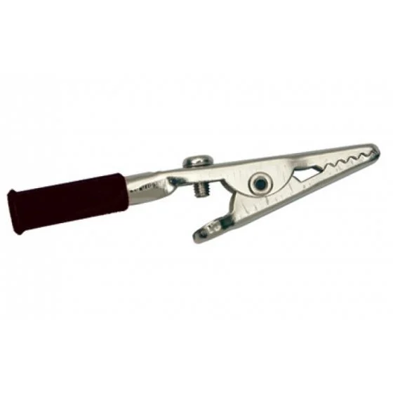 [CAI-103N] CAI-103N Caimán mediano para conector tipo Phillips (banana), negro