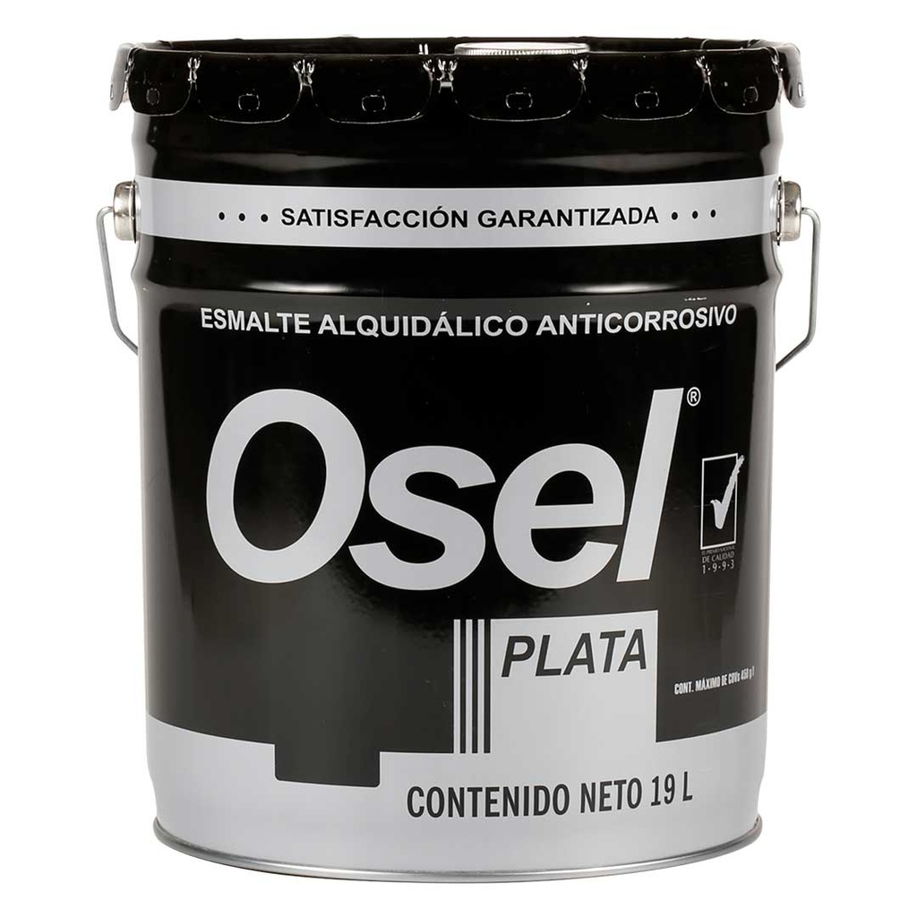 [O4307Q] O4307Q	PINTURA TRAFICO OSEL PLATA AMARILLO CB=19LT