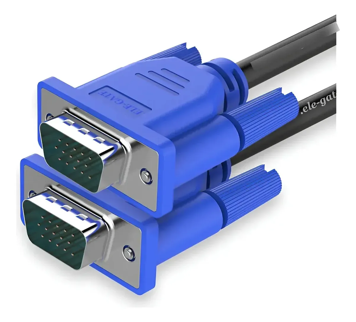 [WI.22.15] Ele-Gate Cable VGA, Macho-Macho, 15m, Conector Niquelado. WI.22.15